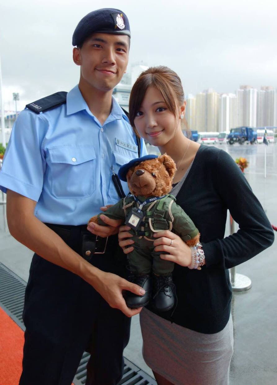 馬廣龍與伴侶的合照